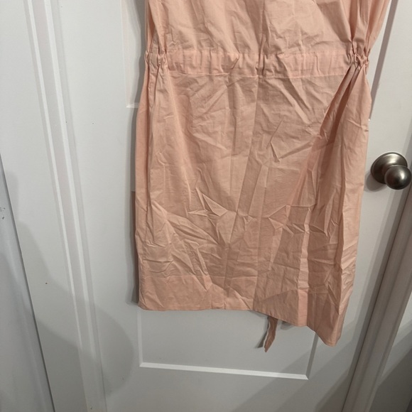 Talbots NWT Button Front Shirt Dress Peach Size 12 Belt Business NEW WITH TAGS - Picture 12 of 12